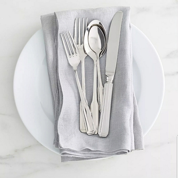 ❤️BUY 2 GET 1 FREE  Sur La Table Bouchon 20-Piece Flatware Set - Picture 2 of 12